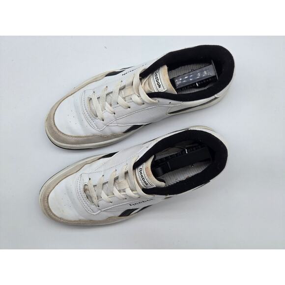 Reebok Galaxy Running Shoes White Leather Suede Sneakers RBK007 Mens 6 - Picture 2 of 8